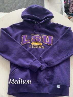 LSU Tigers Purple Hooded Sweatshirt